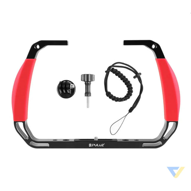 PULUZ dive mount for sports cameras (including Insta360 GO3 / X3) (red) Straps mounts and holders