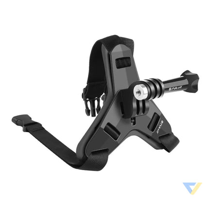 PULUZ helmet chin mount for sports cameras (including X5 / X4 Osmo Action 5 Pro) PU579B Booms and selfie sticks