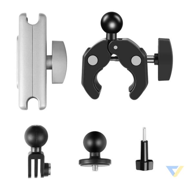 PULUZ motorcycle mount for sports cameras (DJI GoPro Insta360) (black) Booms and selfie sticks