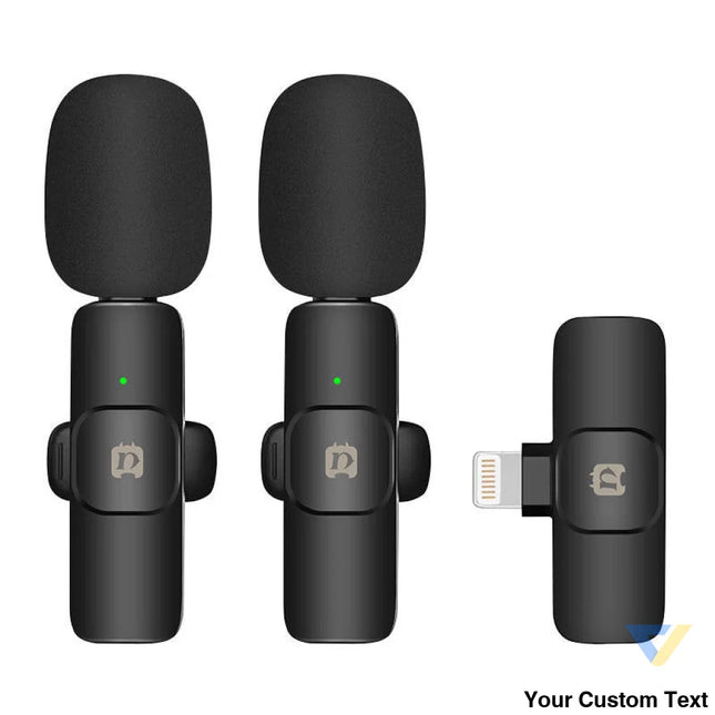 Puluz PU3150B Lavalier Wireless Microphone Lightning Type. Lavalier