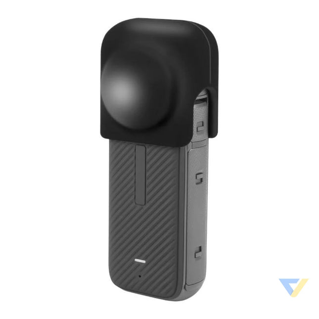 PULUZ silicone lens cover for Insta360 X4 / X5 (black) For sports cameras