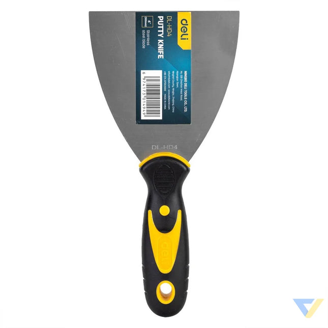 Putty Trowel 4’’ Deli Tools EDL HD4 (yellow) Construction tools