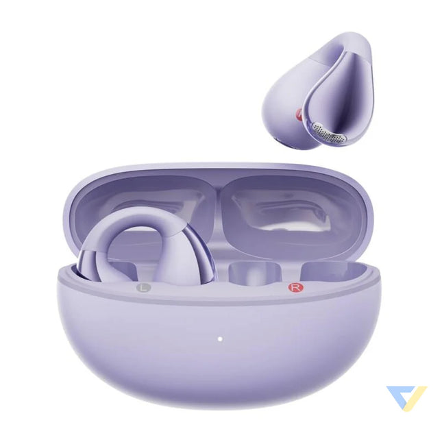 QCY Crossky Clip C30 headphones (purple) TWS