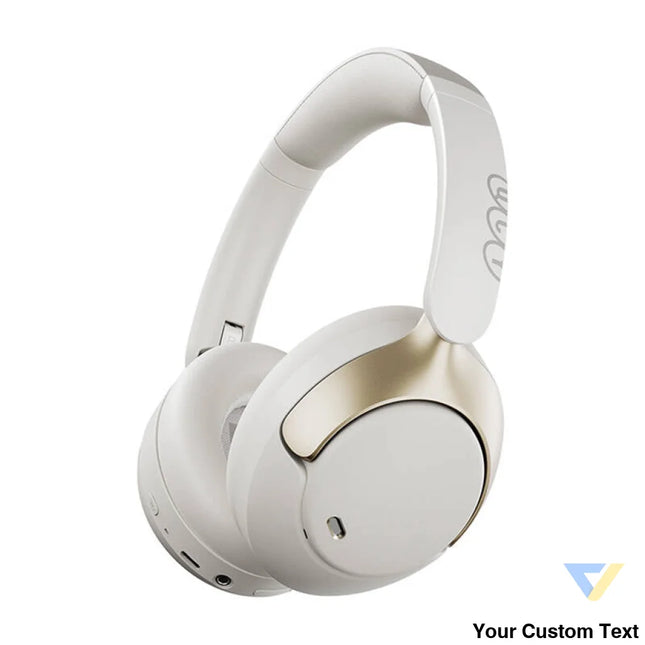 QCY H3 Pro Headphones (White) Over ear