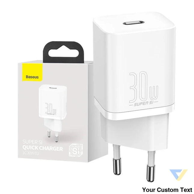 Quick Charger Baseus Super Si 1C 30W (white) mains chargers