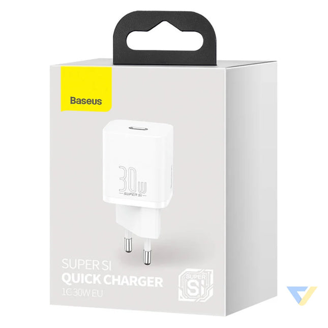 Quick Charger Baseus Super Si 1C 30W (white) mains chargers
