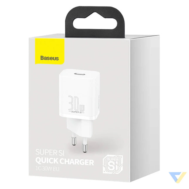 Quick Charger Baseus Super Si 1C 30W (white) mains chargers