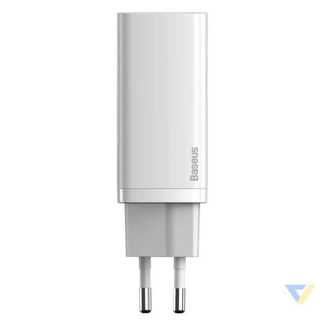Quick Travel Charger Baseus GaN2 Lite USB + C 65W EU (white) mains chargers
