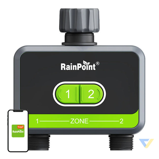 RainPoint 2 zone irrigation controller with app Irrigation systems