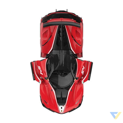 RASTAR Ferrari 1:18 FXXK remote controlled RC car for self assembly (red) Remote controlled cars