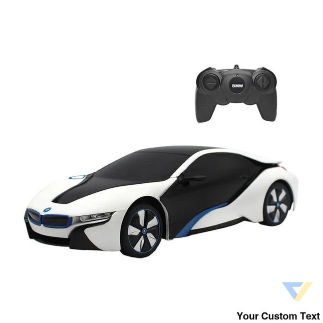 RASTAR R/C 1:24 BMW i8 remote controlled car UV sensitive (white and yellow) Remote controlled cars