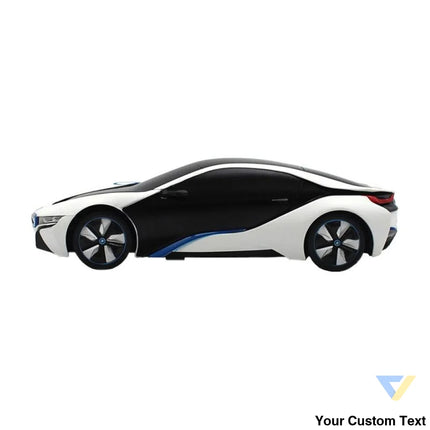 RASTAR R/C 1:24 BMW i8 remote controlled car UV sensitive (white and yellow) Remote controlled cars
