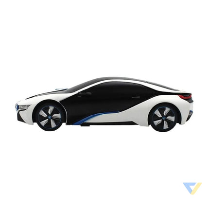 RASTAR R/C 1:24 BMW i8 remote controlled car UV sensitive (white and yellow) Remote controlled cars