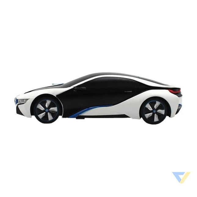 RASTAR R/C 1:24 BMW i8 remote controlled car UV sensitive (white and yellow) Remote controlled cars