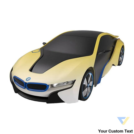 RASTAR R/C 1:24 BMW i8 remote controlled car UV sensitive (white and yellow) Remote controlled cars