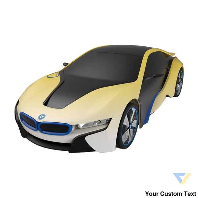 RASTAR R/C 1:24 BMW i8 remote controlled car UV sensitive (white and yellow) Remote controlled cars