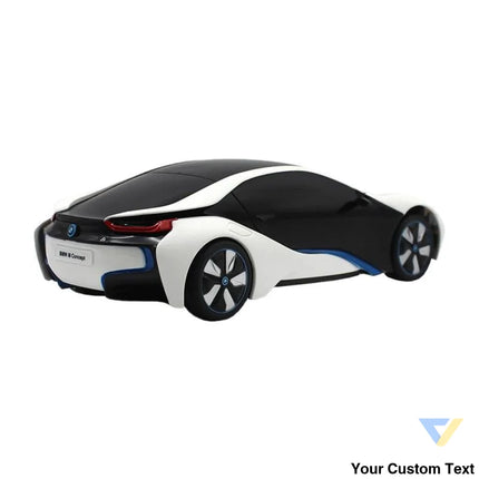 RASTAR R/C 1:24 BMW i8 remote controlled car UV sensitive (white and yellow) Remote controlled cars