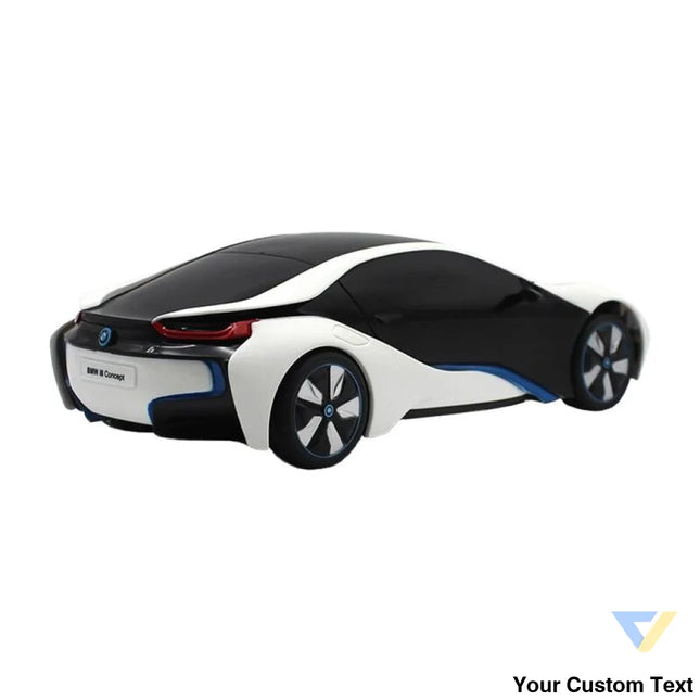 RASTAR R/C 1:24 BMW i8 remote controlled car UV sensitive (white and yellow) Remote controlled cars