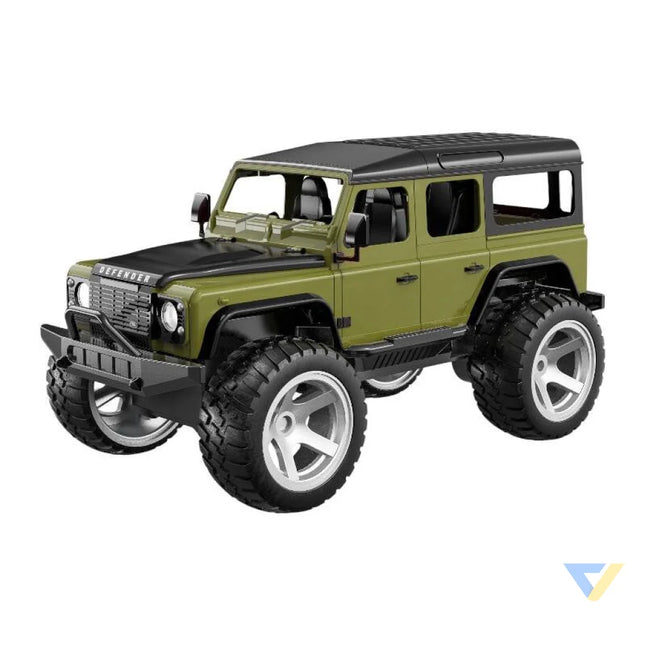 RC remote control car 1:14 Double Eagle (darkgreen) Land Rover Defender E362 003 Remote controlled cars