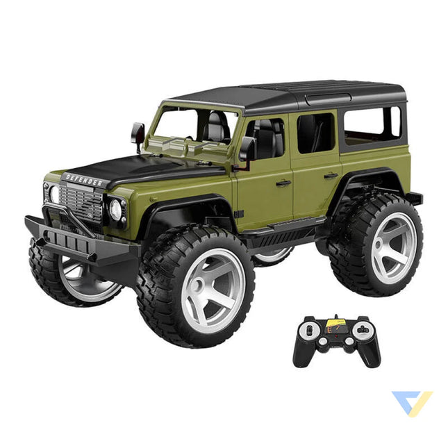 RC remote control car 1:14 Double Eagle (darkgreen) Land Rover Defender E362 003 Remote controlled cars