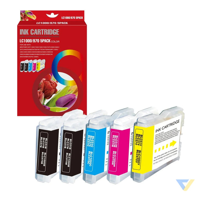 Red Box Compatible Brother LC1000/970BK*2/LC1000/970C/M/Y Ink-0