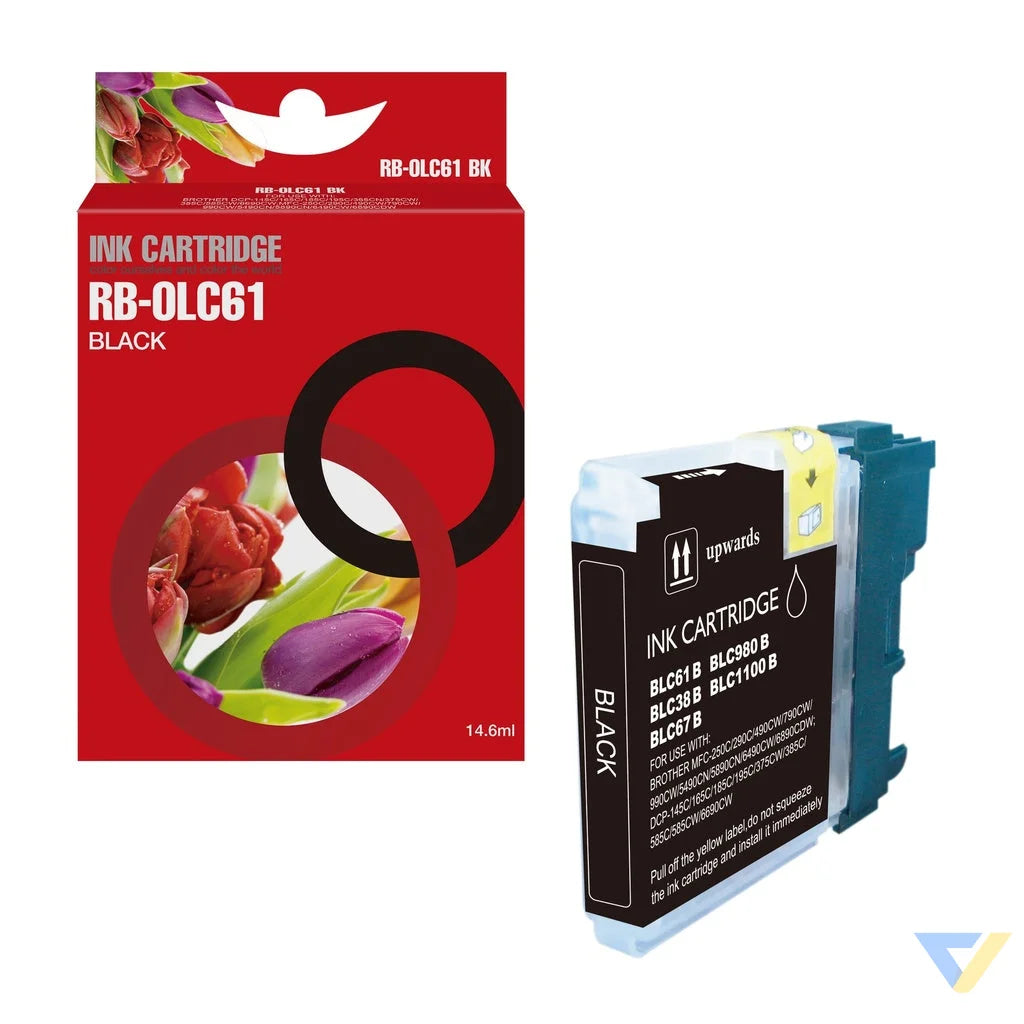 Red Box Compatible Brother LC1100BK/LC1100HBK/LC980BK Ink B-0