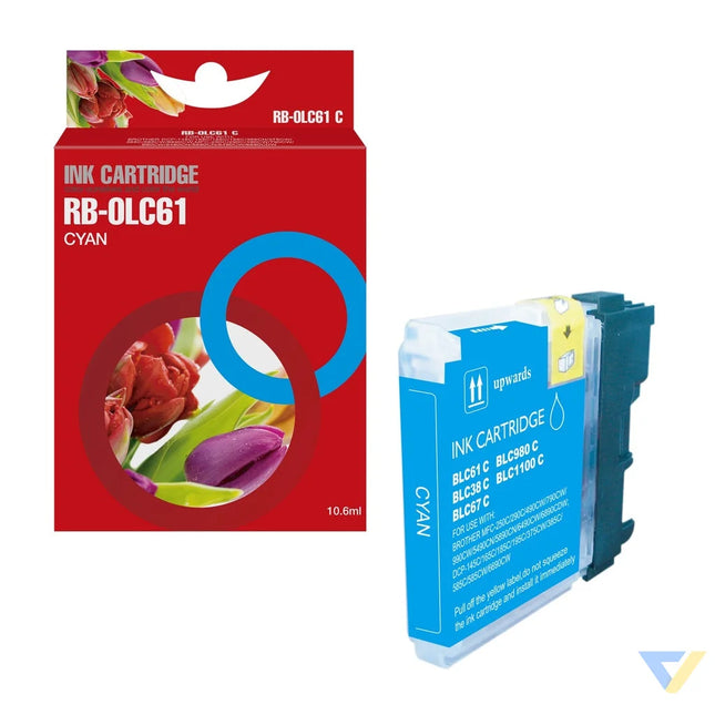 Red Box Compatible Brother LC1100C/LC1100HC/LC980C Ink C-0
