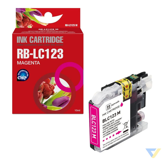 Red Box Compatible Brother LC123M Ink M-0