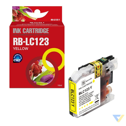 Red Box Compatible Brother LC123Y Ink Y-0