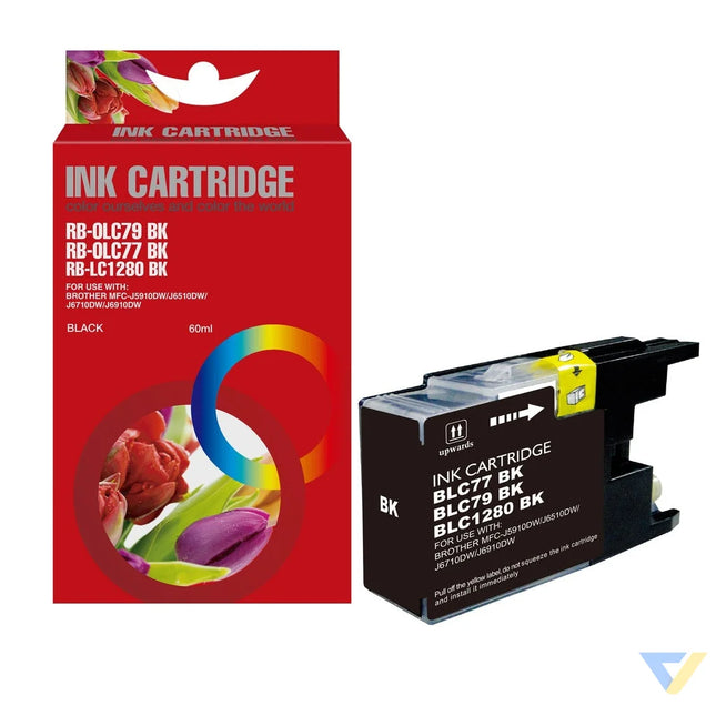 Red Box Compatible Brother LC1280BK Ink B-0