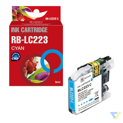 Red Box Compatible Brother LC223C Ink C-0