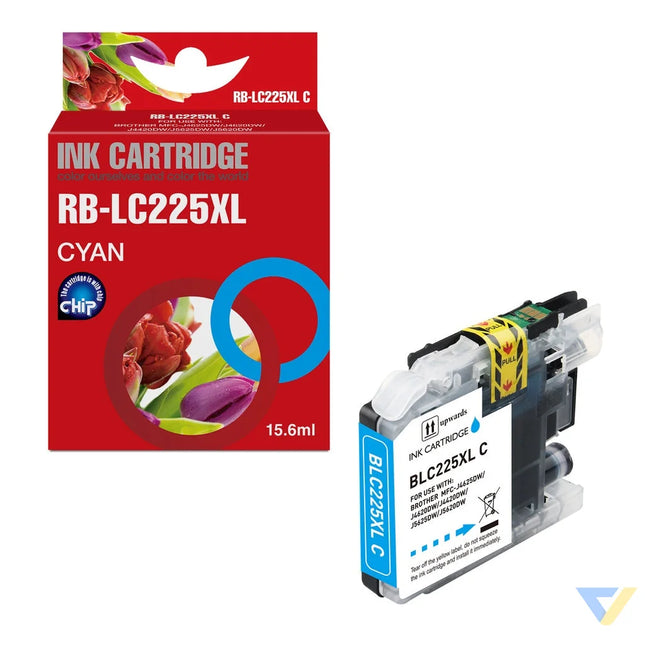 Red Box Compatible Brother LC225XLC Ink C-0