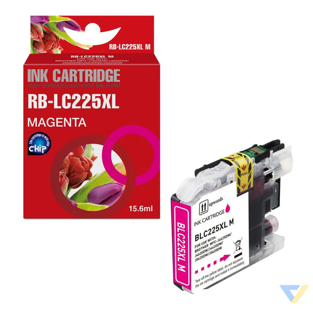 Red Box Compatible Brother LC225XLM Ink M-0