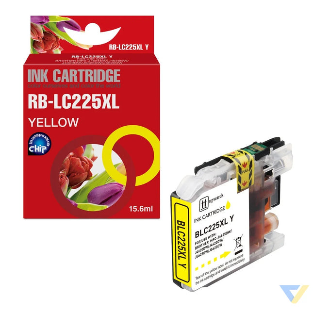 Red Box Compatible Brother LC225XLY Ink Y-0