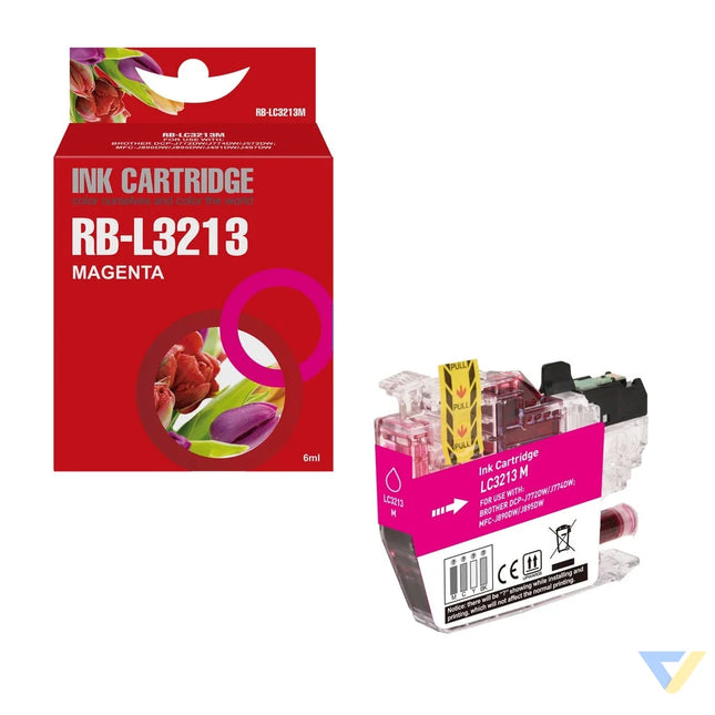 Red Box Compatible Brother LC3213M Ink M-0