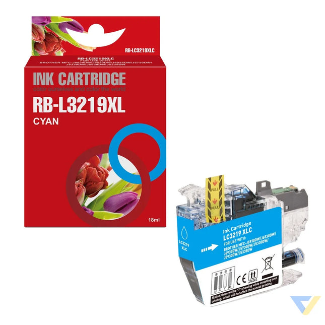 Red Box Compatible Brother LC3219XLC Ink C-0