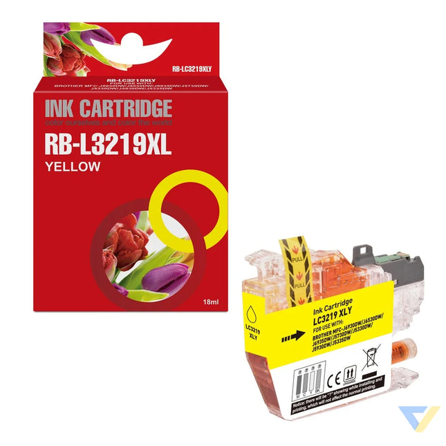 Red Box Compatible Brother LC3219XLY Ink Y-0