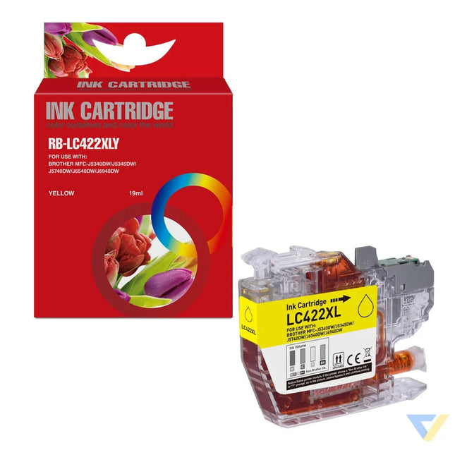 Red Box Compatible Brother LC422XLY Ink Y-0