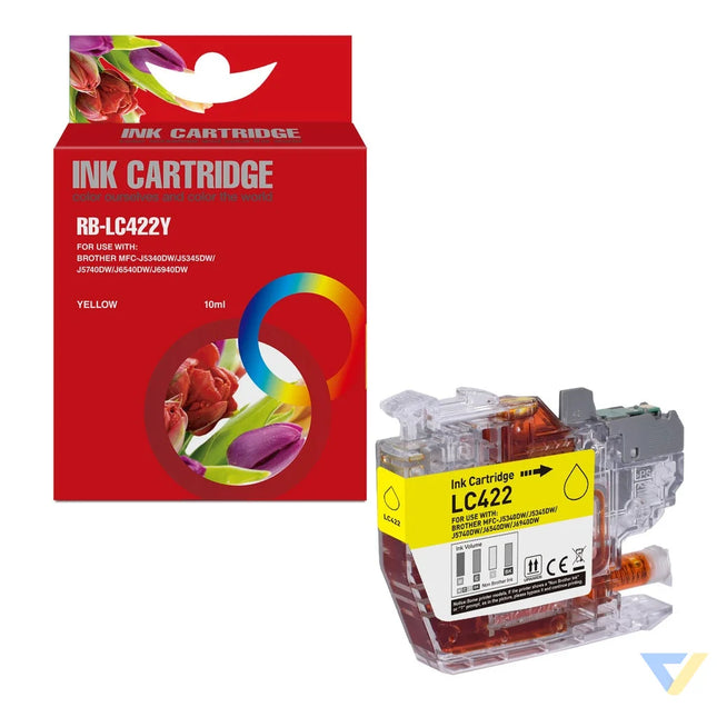 Red Box Compatible Brother LC422Y Ink Y-0