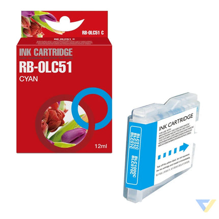 Red Box Compatible Brother LC51C/LC1000C/LC970/37C Ink C-0