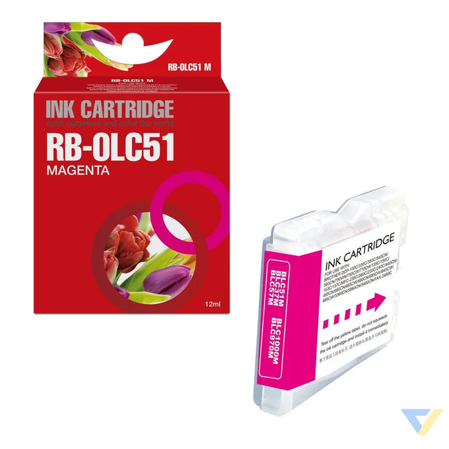 Red Box Compatible Brother LC51M/LC1000M/LC970/37M Ink M-0