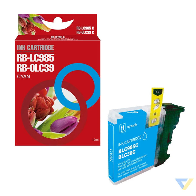 Red Box Compatible Brother LC985C Ink C-0