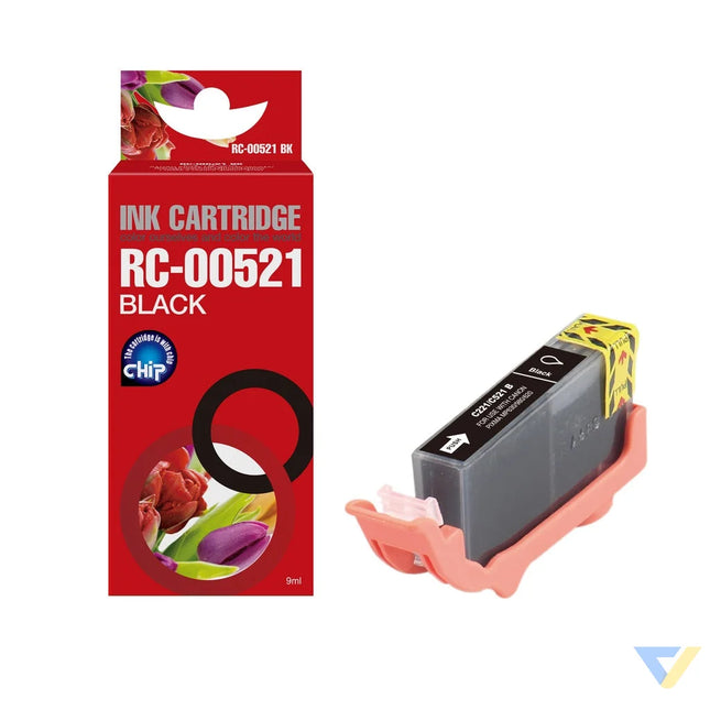 Red Box Compatible Canon CLI-521BK(with chip) Ink B-0