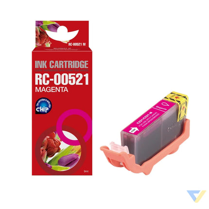 Red Box Compatible Canon CLI-521M(with chip) Ink M-0