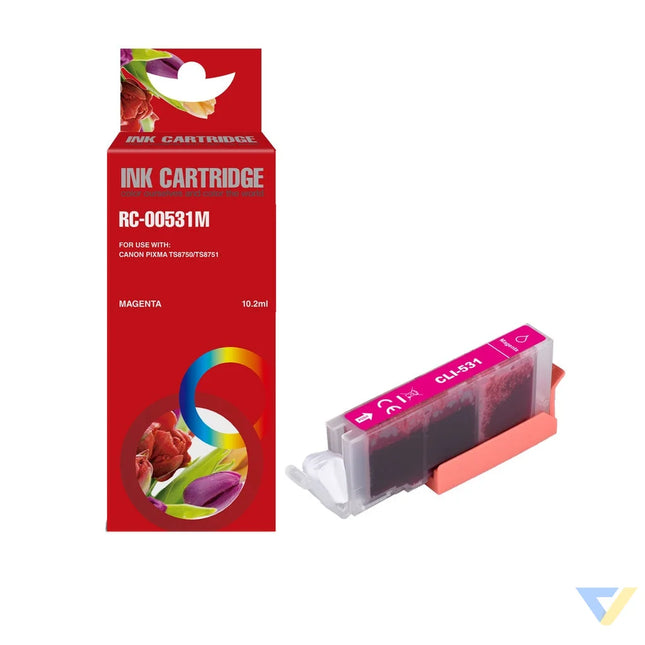 Red Box Compatible Canon CLI-531 Inkjet Cartridge Magenta-0