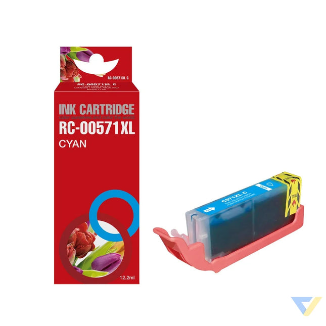Red Box Compatible Canon CLI-571XLC Ink C-0