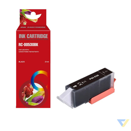 Red Box Compatible Canon PGI-530 Inkjet Cartridge Black-0