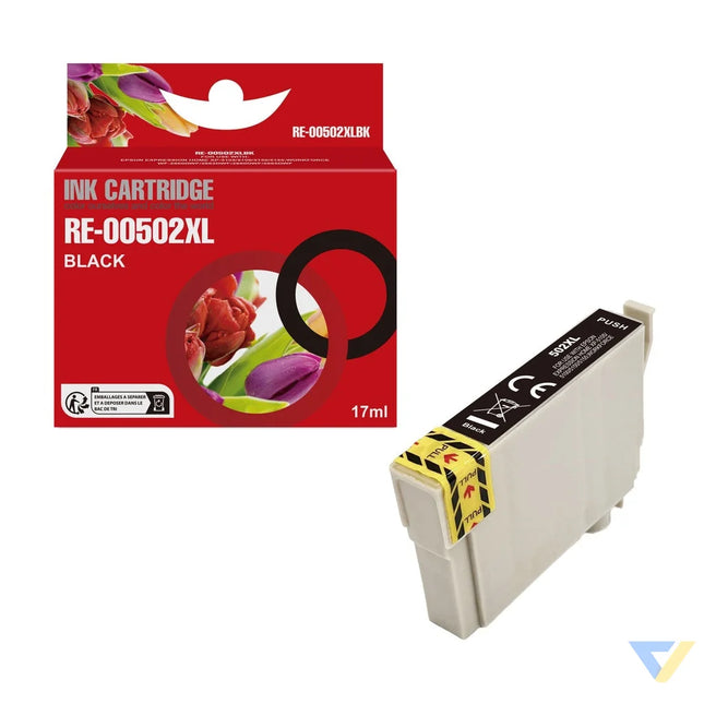 Red Box Compatible Epson 502XL BK (C13T02W14010) Ink BK-0