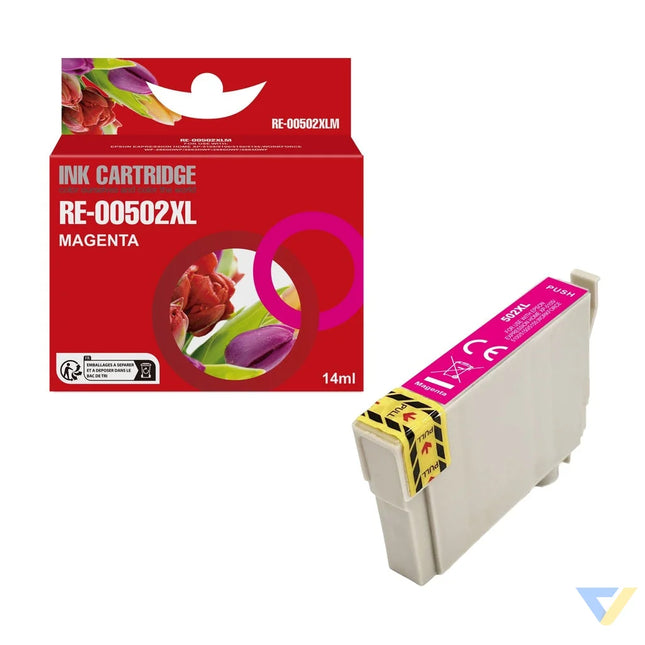 Red Box Compatible Epson 502XL Magenta(C13T02W34010) Ink XLM-0