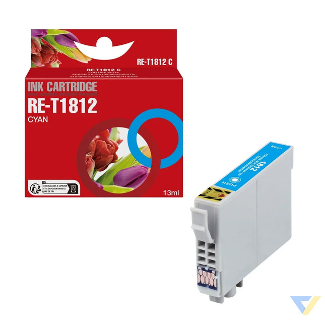 Red Box Compatible Epson C13T18124011 Ink C-0